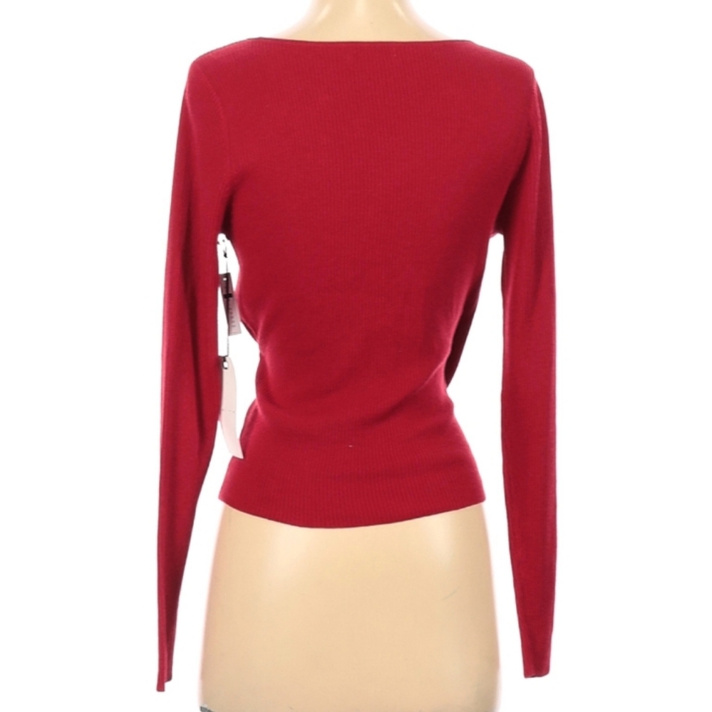 LEITH Red pullover sweater - Picture 2 of 2